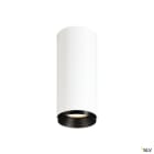 SLV - NUMINOS® S, plafonnier LED, intérieur, blanc/noir, LED, 10,42W, 36°, UGR < 13