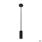 SLV - NUMINOS® S, suspension LED, intérieur, noir/noir, LED, 10,42W, 24°, UGR < 16