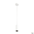 SLV - NUMINOS® S, suspension LED, intérieur, blanc/noir, LED, 10,42W, 24°, UGR < 16
