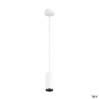 SLV - NUMINOS® S, suspension LED, intérieur, blanc/noir, LED, 10,42W, 60°, UGR < 19