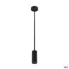 SLV - NUMINOS® S, suspension LED, intérieur, noir/noir, LED, 10,42W, 60°, UGR < 19