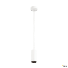 SLV - NUMINOS® S, suspension LED, intérieur, blanc/noir, LED, 10,42W, 24°, UGR < 13