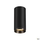 SLV - NUMINOS® M, plafonnier LED, intérieur, noir/noir, LED, 20,1W, 36°, UGR < 16
