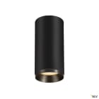 SLV - NUMINOS® M, plafonnier LED, intérieur, noir/noir, LED, 20,1W, 24°, UGR < 16