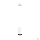 SLV - NUMINOS® M, suspension LED, intérieur, blanc/noir, LED, 20,1W, 24°, UGR < 19