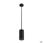 SLV - NUMINOS® L, suspension LED, intérieur, noir/noir, LED, 28W, 60°, UGR < 22