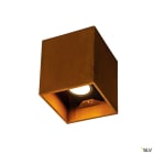 SLV - RUSTY© UP/DOWN, applique extérieure, carré, up/down, rouille, LED, 14W, 3000/400