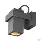 SLV - THEO BRACKET, applique et plafonnier extérieur, anthracite, GU10, QPAR51, 7W max