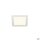 SLV - SENSER 18, encastré downlight intérieur, carré, blanc, LED, 9,7W, 4000K