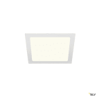 SLV - SENSER 24, encastré downlight intérieur, carré, blanc, LED, 13W, 4000K