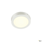 SLV - SENSER 18, applique et plafonnier intérieur, rond, blanc, LED, 12W, 4000K