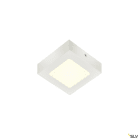 SLV - SENSER 12, applique et plafonnier intérieur, carré, blanc, LED, 8,2W, 4000K