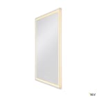 SLV - TRUKKO, applique intérieure, miroir, rectangle, argent, LED, 25W, IP44, variable