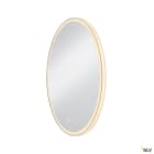 SLV - TRUKKO, applique intérieure, miroir, rond, argent, LED, 25W, IP44, variable