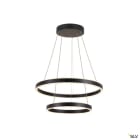 SLV - ONE DOUBLE, suspension LED, intérieur, up/down, noir, LED, 35W