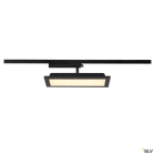 SLV - PANEL TRACK, spot pour rail 1 allumage int, rectangulaire, noir, LED, 18W, 3000K