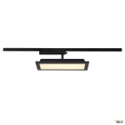 SLV - PANEL TRACK, spot pour rail 1 allumage int, rectangulaire, noir, LED, 18W, 3000K