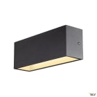 SLV - SITRA CUBE applique ext L up/down anthracite LED 24W 3000K/4000K IP65 CCT Switch