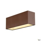 SLV - SITRA CUBE applique ext L up/down rouille LED 24W 3000K/4000K IP65 CCT Switch