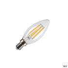 SLV - Source LED C35, E14, transparent, 4,2W, 2700K, variable