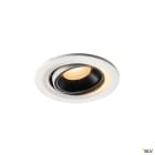 SLV - NUMINOS® MOVE S, spot encastré, intérieur, blanc/noir, LED, 8,6W, 20°