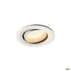 SLV - NUMINOS® MOVE S, spot encastré, intérieur, blanc, LED, 8,6W, 40°, UGR <19