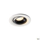 SLV - NUMINOS® MOVE S, spot encastré, intérieur, blanc/noir, LED, 8,6W, 40°