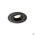 SLV - NUMINOS® MOVE S, spot encastré, intérieur, noir, LED, 8,6W, 40°, UGR <19