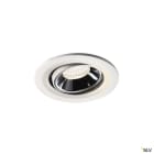 SLV - NUMINOS® MOVE S, spot encastré, intérieur, blanc/chrome, LED, 8,6W, 20°