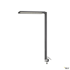 SLV - WORKLIGHT, lampe à poser int, noir, LED, 79W, 4000K, avec étau de serrage, UGR19