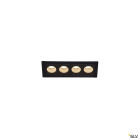 SLV - MILANDOS 4, encastré downlight intérieur, noir, LED, 8W, 3000K