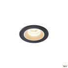 SLV - NUMINOS® XS, spot encastré intérieur, noir/blanc, LED, 7W, IP20 / IP44, 40°