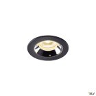 SLV - NUMINOS® XS, spot encastré, intérieur, noir/chrome, LED, 7W / IP44, 40°
