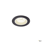 SLV - NUMINOS® XS, spot encastré intérieur, noir/blanc, LED, 7W, IP20 / IP44, 40°
