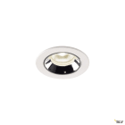 SLV - NUMINOS® XS, spot encastré, intérieur, blanc/chrome, LED, 7W, IP44, 20°