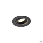 SLV - NUMINOS® MOVE XS, spot encastré, intérieur, noir/noir, LED, 7W, IP20, 55°