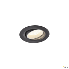 SLV - NUMINOS® MOVE XS, spot encastré, intérieur, noir/blanc, LED, 7W, IP20, 55°