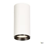 SLV - NUMINOS® XL, plafonnier LED, intérieur, blanc/noir, LED, 36W, 36°, UGR < 19