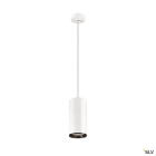 SLV - NUMINOS® XL, suspension LED, intérieur, blanc/noir, LED, 36W, 24°, UGR < 19
