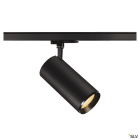 SLV - NUMINOS® XL, spot rail 3 allumages, intérieur, noir/noir, LED, 36W, 60°