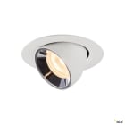 SLV - NUMINOS® GIMBLE XS, spot encastré, intérieur, blanc/chrome, LED, 7W, 40°