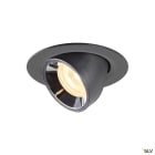 SLV - NUMINOS® GIMBLE XS, spot encastré, intérieur, noir/chrome, LED, 7W, 55°
