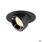 SLV - NUMINOS® GIMBLE S, spot encastré, intérieur, noir/chrome, LED, 8,6W, 20°