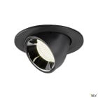 SLV - NUMINOS® GIMBLE S, spot encastré, intérieur, noir/chrome, LED, 8,6W, 55°