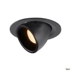 SLV - NUMINOS® GIMBLE M, encastré downlight, intérieur, noir/noir, LED, 17,5W, 20°