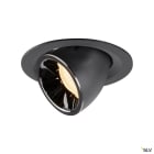 SLV - NUMINOS® GIMBLE M, encastré downlight, intérieur, noir/chrome, LED, 17,5W, 20°