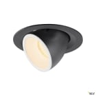 SLV - NUMINOS® GIMBLE M, encastré downlight, intérieur, noir/blanc, LED, 17,5W, 55°