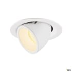 SLV - NUMINOS® GIMBLE M, encastré downlight, intérieur, blanc/blanc, LED, 17,5W, 55°