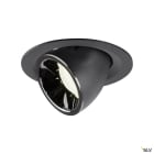 SLV - NUMINOS® GIMBLE M, encastré downlight, intérieur, noir/chrome, LED, 17,5W, 55°