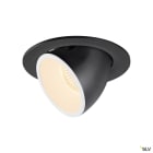 SLV - NUMINOS® GIMBLE L, encastré downlight, intérieur, noir/blanc, LED, 25,4W, 20°